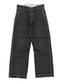 Armani Jeans Contrast Stitch Wide Leg Denim
