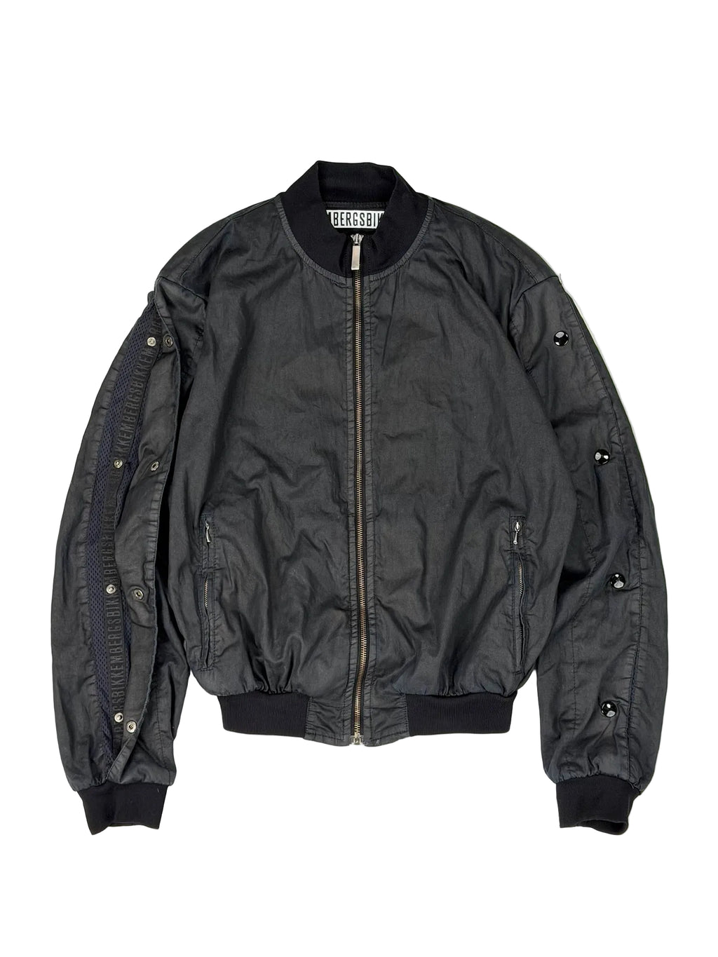 Bikkembergs Convertible Sleeve Bomber Jacket