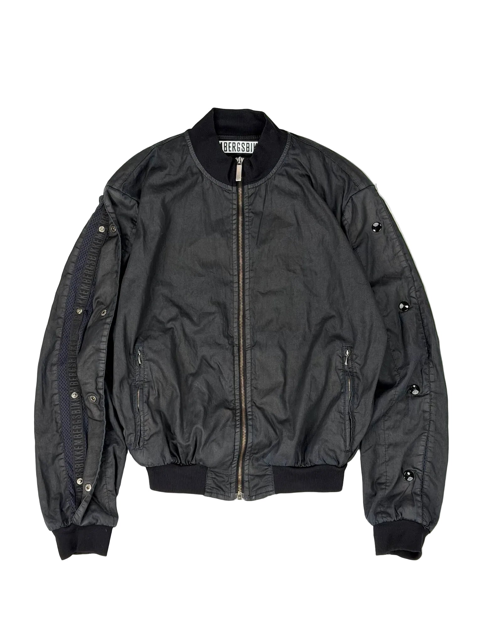 Bikkembergs Convertible Sleeve Bomber Jacket