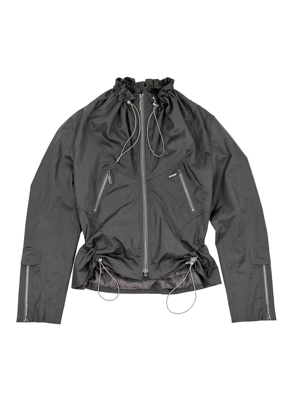 Rare Carlo Colucci Utility Jacket with Adjustable Neck & Waist