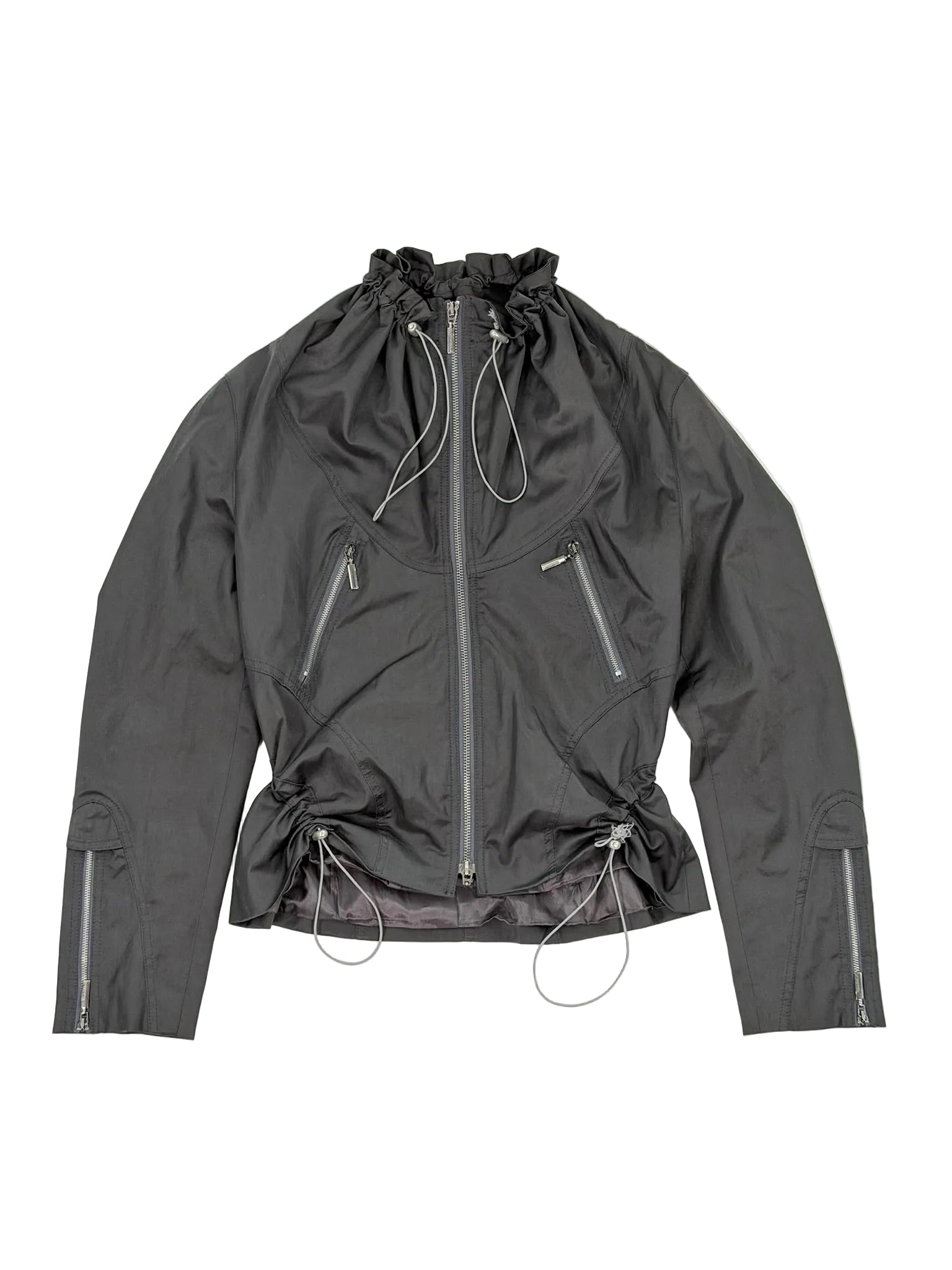 Rare Carlo Colucci Utility Jacket with Adjustable Neck & Waist